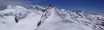 Panorama Strahlhorn - Monte Rosa - Rimpfischhorn