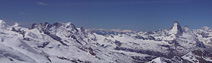 Panorama Richtung Matterhorn